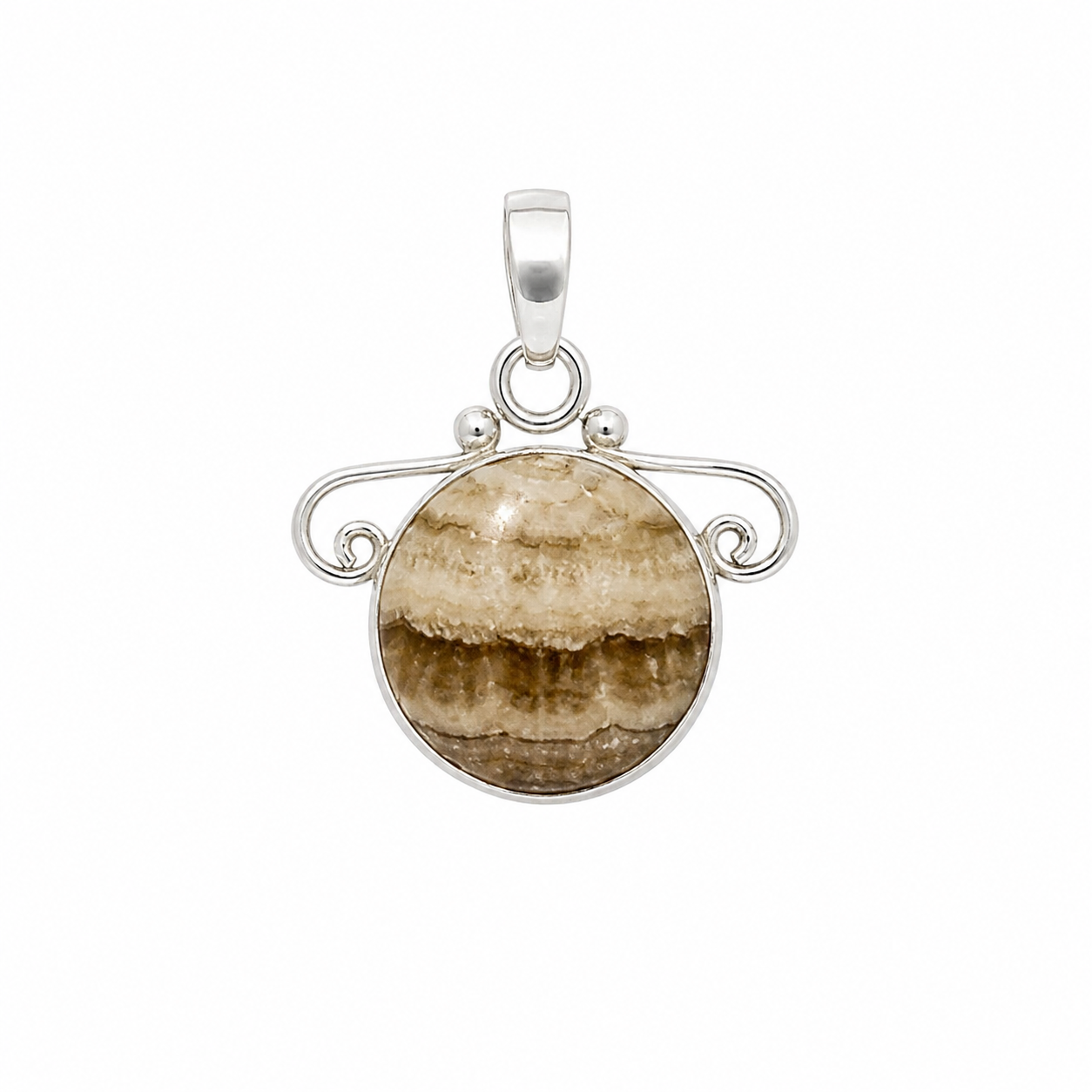 Zebra Jasper White metal