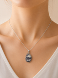 Maligano Jasper White Metal Pendant