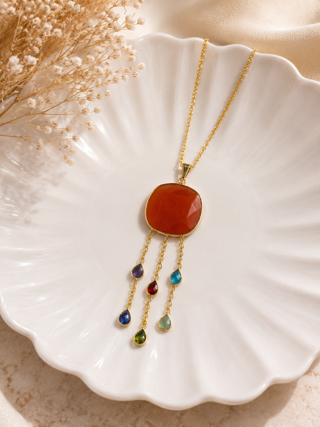 Sunset Cascade Necklace